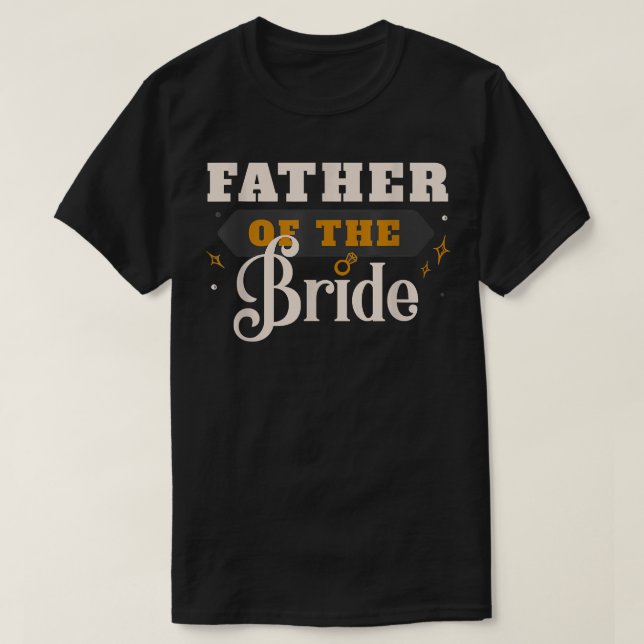 T-shirt Hommes Père De L'Anniversaire De Mariée Coupl Mari (Design devant)
