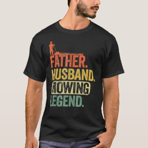 T-shirt Hommes Père Mari Mowing Légende Gardener Papa La