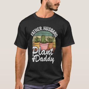 T-shirt Hommes Père Mari Plante Papa Gardener Succulent