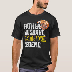 T-shirt Hommes Père Mari Viande Fumeur Légende Brisket Pap