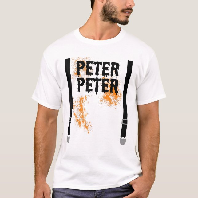 T-shirt Hommes Peter Citrouille Mater Matching Couple Hal (Devant)