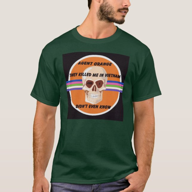T-shirt Hommes, pièce en t de protestation d'Agent Orange (Devant)