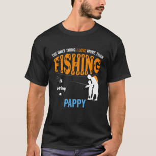 T-shirt Hommes plus que l'amour Pêche Pappy spécial grand-