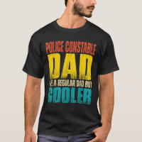 Hommes Police Constable Papa Comme un papa ordinai