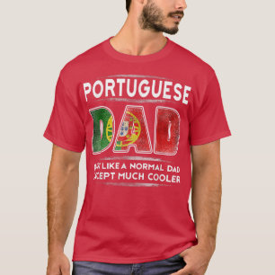 T-shirt Hommes Portugais papa est beaucoup Glacière Fête d