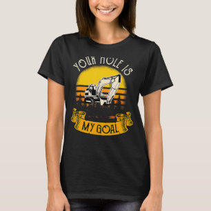T-shirt Hommes Pour Excavateur Au chantier