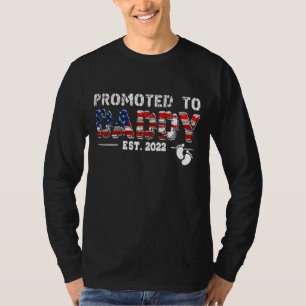 T-shirt Hommes Promus À Daddy 2022 Drapeau Américain Nouve