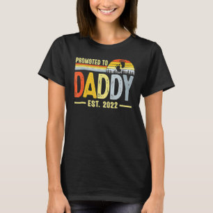T-shirt Hommes Promus À Daddy 2022 Première Fête des pères