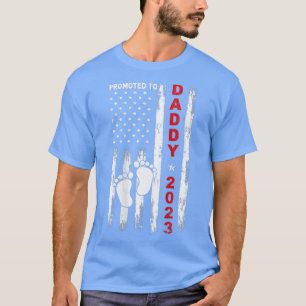 T-shirt Hommes Promus À Daddy 2023 Drapeau Américain Nouve