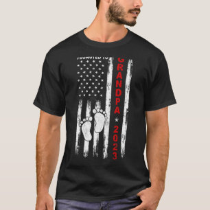 T-shirt Hommes Promus À Grand-Père 2023 Us Drapeau Nouveau