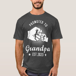 T-shirt Hommes Promus À Grandpa Est 2023, Grand Pregnanc