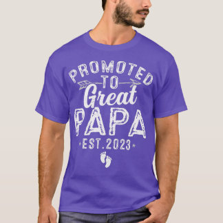 T-shirt Hommes Promus À Great Papa Est