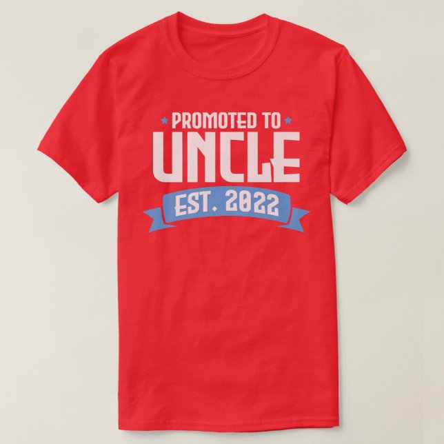 T-shirt Hommes promus à oncle 2022 Grossesse Révéler Nouve (Design devant)