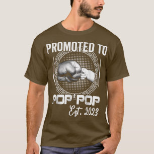 T-shirt Hommes promus à Pop Pop Est 2023 Grossesse drôle