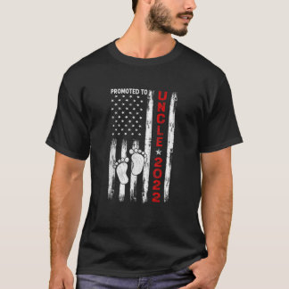T-shirt Hommes Promus À Uncle Est 2022 American Flag Vint