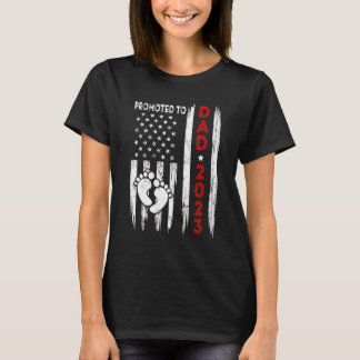 T-shirt Hommes Promus Au Drapeau Américain X0008 Papa 2023