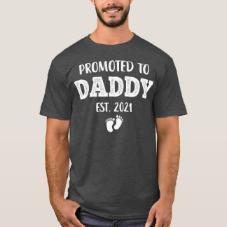 T-shirt Hommes promus Est 2021 Nouveau cadeau papa pour bi