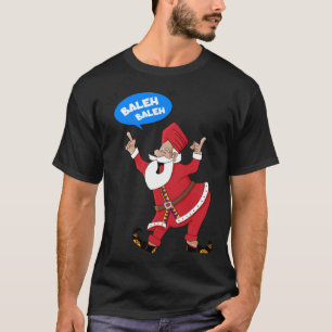 T-shirt Hommes Punjabi Indian Bhangra Dancing Père Noël Si