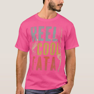 T-shirt Hommes Rétro Vintage Bobine Cool Tata Pêche Pères