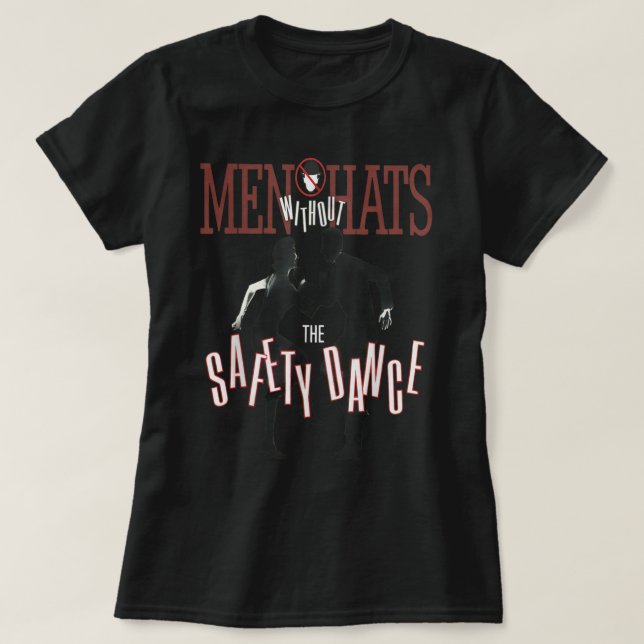 T-shirt Hommes sans Casquettes Danse de sécurité Danse de  (Design devant)