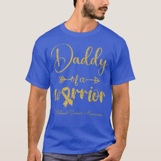 T-shirt Hommes Sensibilisation Au Cancer Chez L'Enfance Pa
