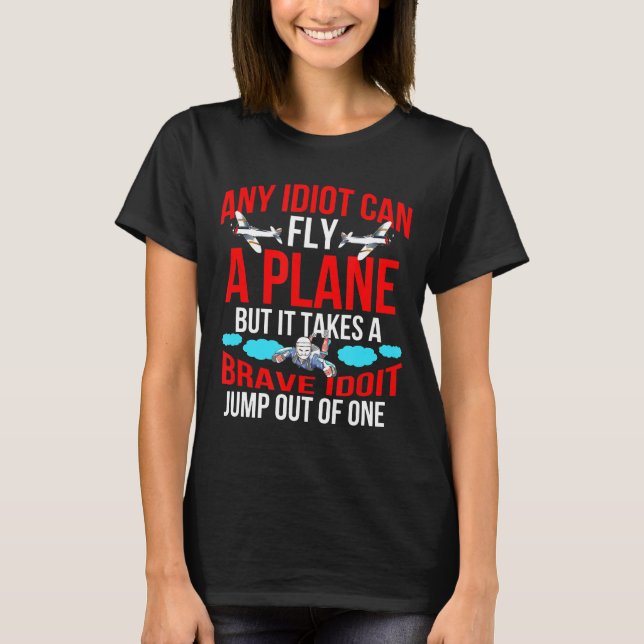 T-shirt Hommes Skydive Skydive Skydive Survivant (Devant)