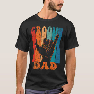 T-shirt Hommes Super Papa les années 70 Nostalgie esthétiq