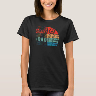 T-shirt Hommes Super Papa les années 70 Nostalgie esthétiq