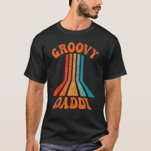 T-shirt Hommes Super papa les années 70 Nostalgie esthétiq