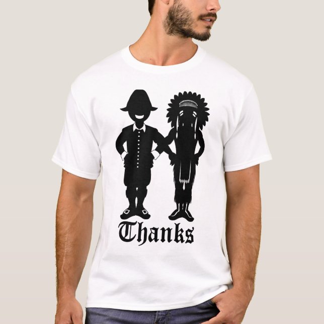 T-shirt Hommes Thanksgiving tendance Jersey de vac (Devant)