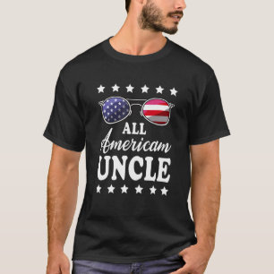 T-shirt Hommes Tous Uncle Américain 4 juillet Lunettes de 