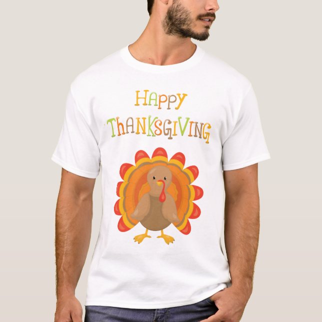 T-shirt Hommes Turquie Thanksgiving (Devant)