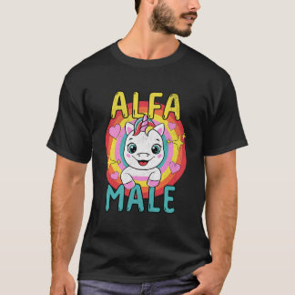 T-shirt Hommes Unicorn Alpha Homme Humour Sarcastique arc-