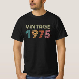T-shirt Hommes/Unisex "Vintage 1975"