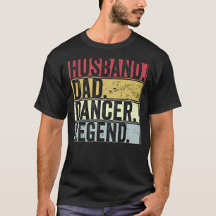T-shirt Hommes Vintage Mari Papa Dancer Légende Pour Gras
