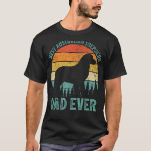 T-shirt Hommes Vintage Meilleur Berger Australien Papa Jam