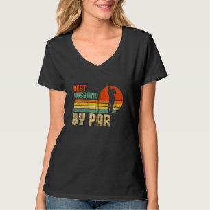 T-shirt Hommes Vintage Meilleur Mari Par Par Funny Golf Hu
