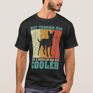 T-shirt Hommes Vintage Rat Rétro Terrier Papa Comme Un Ord