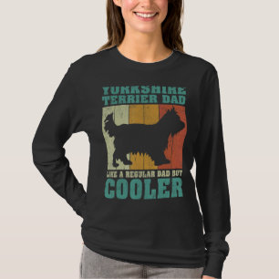T-shirt Hommes Vintage Yorkshire Terrier Papa Comme Un Ord