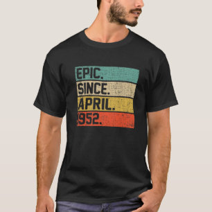 T-shirt Hommes vintages 70E Anniversaire Epic Depuis Le 1E