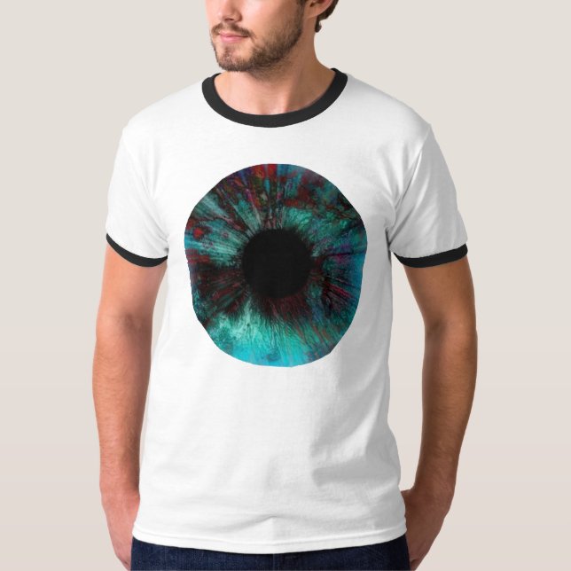 T-shirt Hommes volcaniques d'oeil (Devant)
