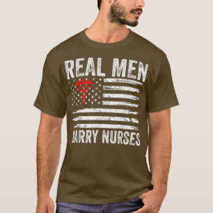 T-shirt Hommes Vrais Hommes Épouses Épouses Drôle Épouse É
