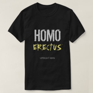 T-shirt HOMO ERECTUS - homme droit