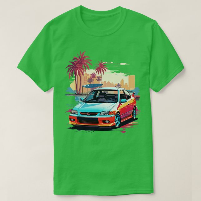 T-shirt Honda Civic 1 (Design devant)