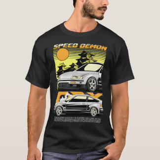 T-shirt Honda Crx Speed Demon