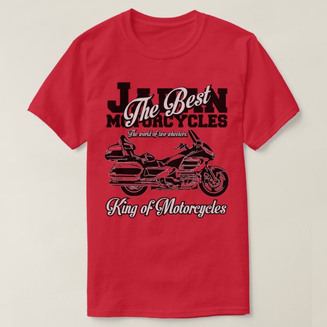 T-shirt HONDA GOLDAIGS roi des motos 1 (Design devant)