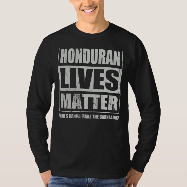 T-shirt Honduras Carneada Catracho Spécialité Cuisine (Devant)
