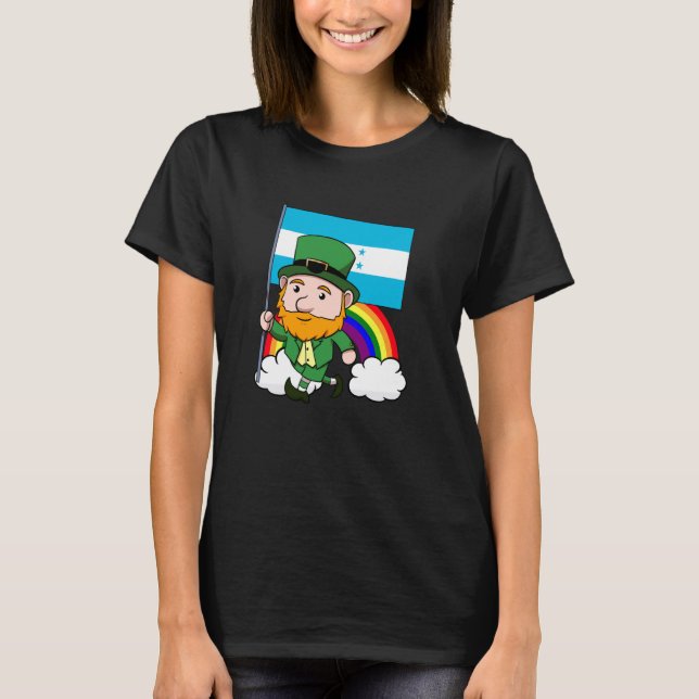T-shirt Honduras Fière Drapeau hondurien Saint-Patricks Da (Devant)