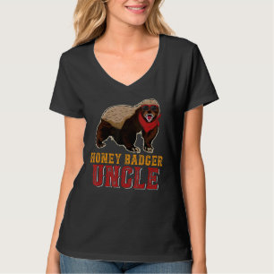 T-shirt Honey Badger Oncle Honey Badger portant des lunett