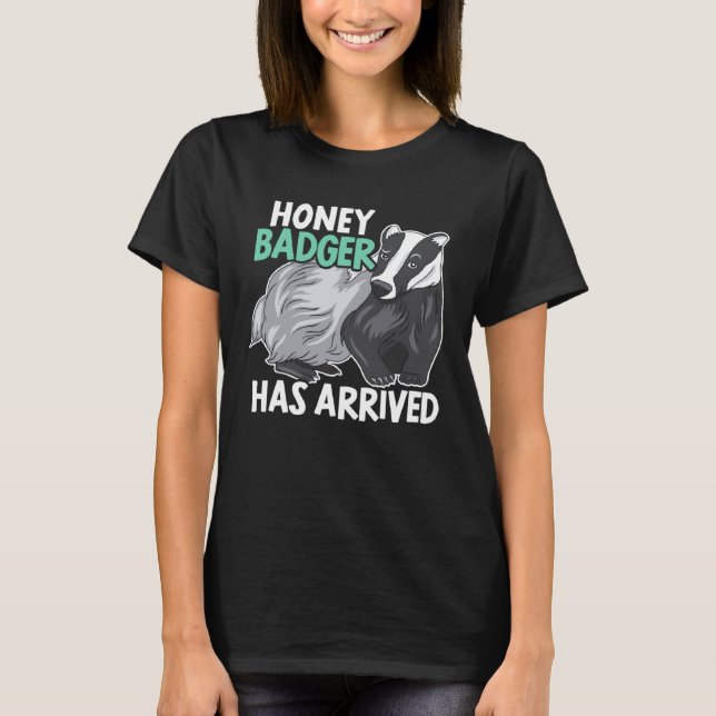 T-shirt Honey Badger  Wildlife Animal Ratel  2 (Devant)